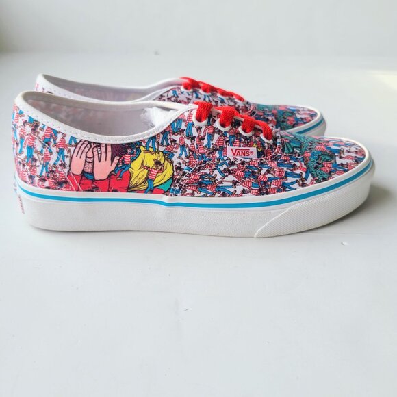 Vans Off The Wall x Where's Waldo Classic Skate Sneakers Women's 7 / Men's 5.5 - Picture 7 of 12